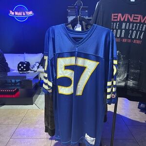 vintage San Diego Chargers Football Jersey featuring the number 57
